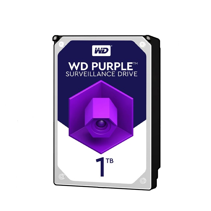 هارد دیسک اینترنال وسترن بنفش مدل Western Purple 1TB ظرفیت1 ترابایت گارانتی ایران تک