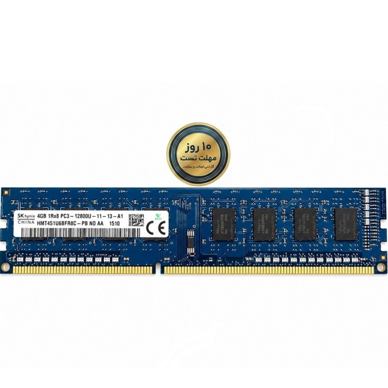 رم کامپیوتر استوک SK hynix ظرفیت 4 گیگابایت DDR3