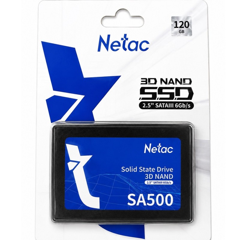 حافظه SSD نتاک Netac SA500 ظرفیت 120 گیگابایت | گارانتی 24 ماهه الماس رایان