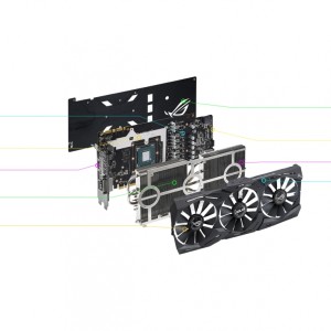کارت گرافیک استوک اورجینال ایسوس مدل Asus Rog Strix GTX 1070 TI 8GB
