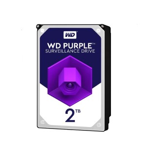 هارد دیسک اینترنال وسترن بنفش مدل  western digital purple surveillance hard drive 2tr  ظرفیت2 ترابایت