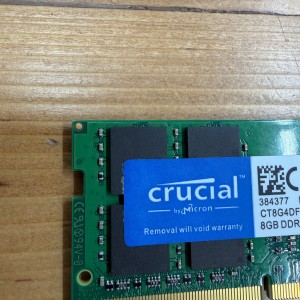 رم نوت بوک  کروشیال Crucial 8GB DDR4 2666MHzظرفیت 8 گیگابایت  (استوک اورجینال)