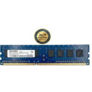 رم کامپیوتر استوک 4 گیگابایت DDR3 فرکانس 1600MHz (اصلی)