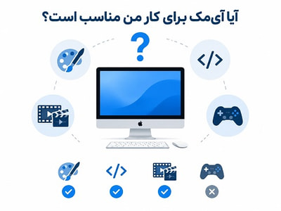 آیا آی‌مک برای کار من (طراحی، برنامه‌نویسی، ادیت ویدیو و...) مناسب است؟