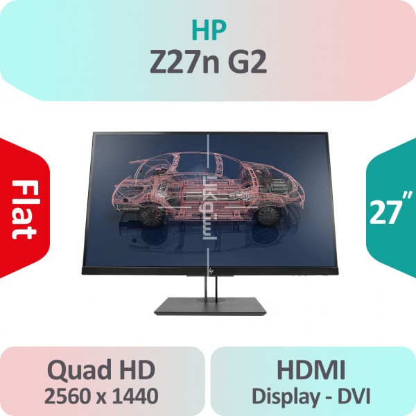 مانیتور استوک HP Z27n G2 سایز 27 اینچ IPS