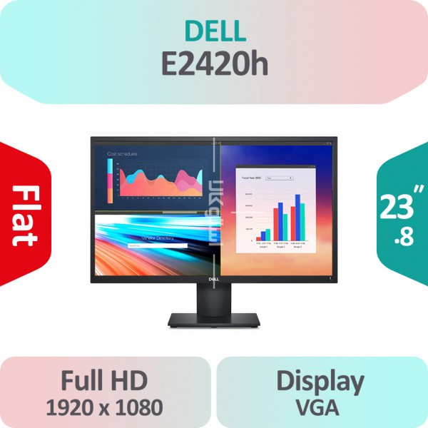 مانیتور استوک Dell E2420H سایز 24 اینچ Full HD