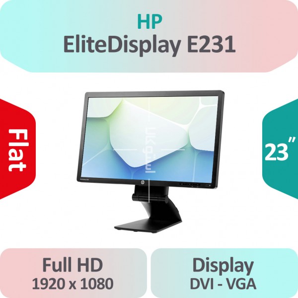 مانیتور استوک HP EliteDisplay E231 سایز 23 اینچ
