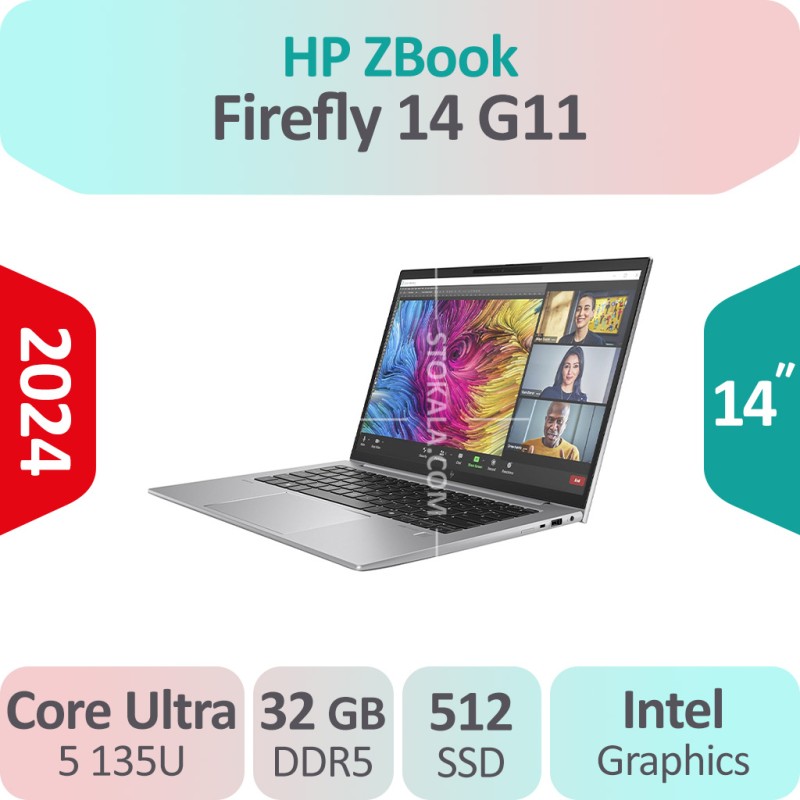 لپ تاپ استوک HP ZBook Firefly 14 G11 پردازنده Intel Ultra