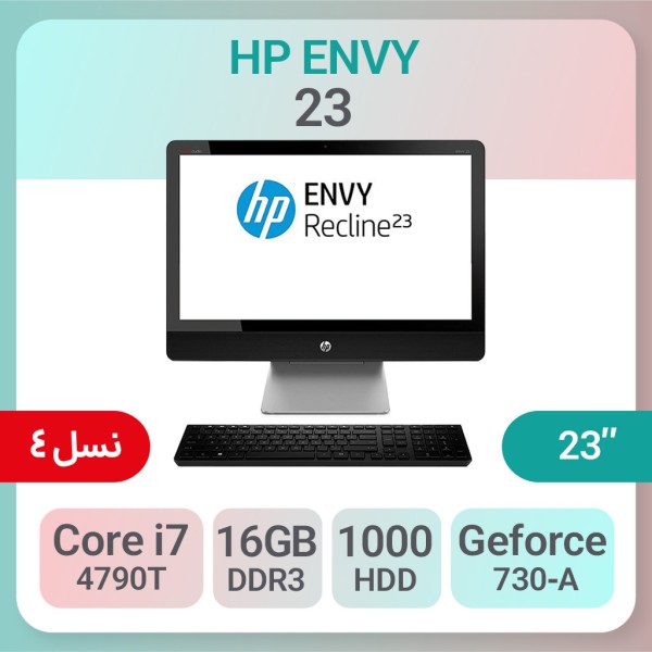 آل این وان HP ENVY 23 پردازنده i7 4790T گرافیک Nvidia Geforce 730-A 2GB