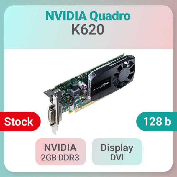 کارت گرافیک NVIDIA مدل Quadro K620 ظرفیت 2GB پنل کوتاه