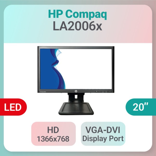 مانیتور استوک HP Compaq LA2006x سایز 20 اینچ