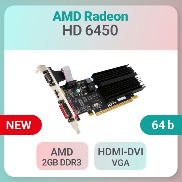 کارت گرافیک مینی کیس Radeon HD 6450 2GB