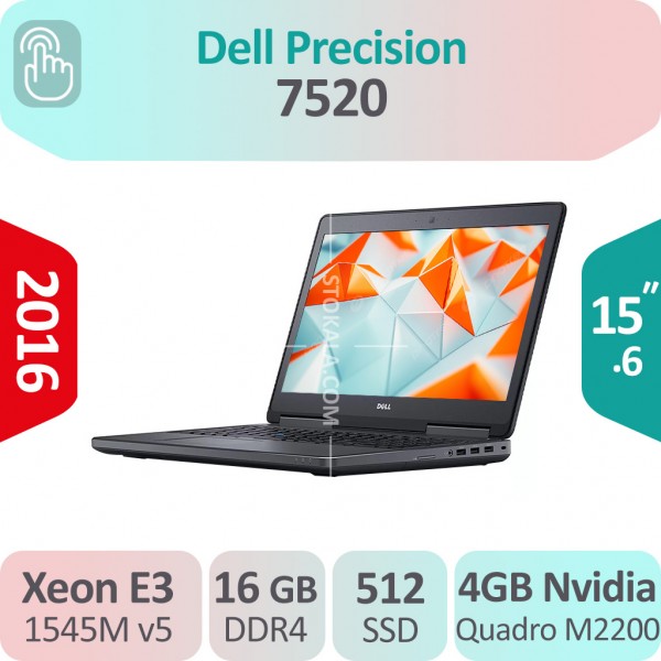 لپ تاپ استوک Dell Precision 7520 Xeon گرافیک 4GB