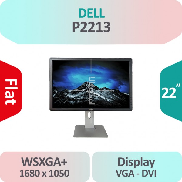 مانیتور استوک Dell P2213 سایز 22 اینچ +WSXGA