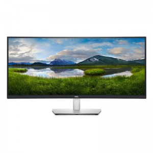 مانیتور استوک Dell P3421W سایز 34 اینچ IPS نمایشگر Curved