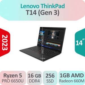 لپ تاپ استوک Lenovo ThinkPad T14 (Gen 3) Ryzen 5 نمایشگر لمسی