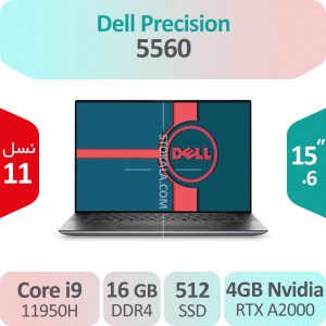 لپ تاپ رندرینگ Dell Precision 5560 i9 گرافیک 4GB