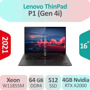 لپ تاپ استوک Lenovo Thinkpad P1 Gen 4i Xeon گرافیک 4GB