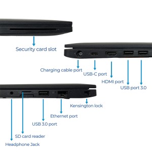 لپ تاپ استوک Dell Latitude 7480 i7 نسل 6 نمایشگر لمسی