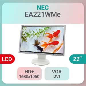 مانیتور استوک NEC MultiSync EA221WMe سایز 22 اینچ Full HD
