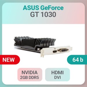 کارت گرافیک Asus مدل GeForce GT1030 ظرفیت 2GB پنل کوتاه