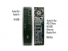 قیمت مینی کیس کارکرده  HP Compaq 8200 Elite پردازنده i5 نسل دو سایز بسیار کوچک