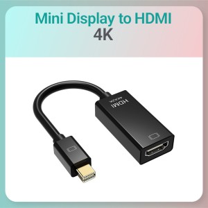 مبدل Mini Display Port به HDMI کیفیت 4K طول 14 سانتی متر