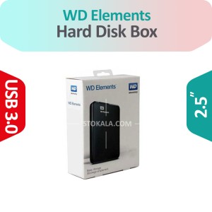 باکس هارد وسترن دیجیتال 2.5 اینچی مدل Elements