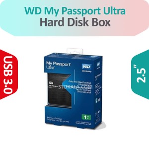 باکس هارد وسترن دیجیتال 2.5 اینچی مدل My Passport Ultra آبی