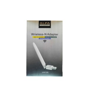 دانگل وای فای ALFA USB آنتن دار مدل UW10S