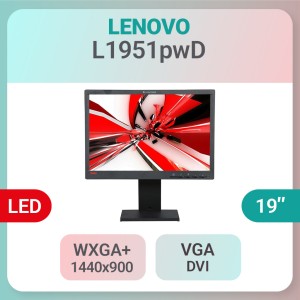 مانیتور استوک Lenovo ThinkVision L1951pwD سایز 19 اینچ TN