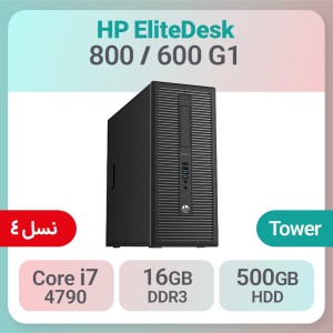 کیس استوک HP EliteDesk 800 G1 پردازنده i7 نسل 4