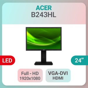 مانیتور استوک Acer B243HL سایز 24 اینچ Full HD