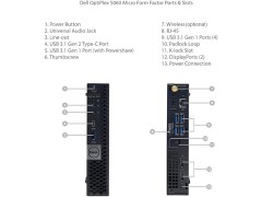 کیس استوک Dell OptiPlex 5060 AMD سایز اولترا مینی