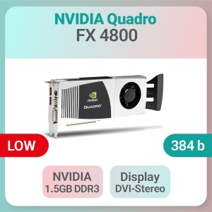 کارت گرافیک استوک NVIDIA مدل Quadro FX4800 ظرفیت 1.5GB