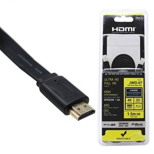 مشخصات کامل کابل HDMI طول 1.5 متر مدل JWD-07