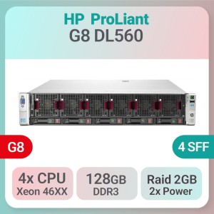سرور حرفه ای  HP G8-DL560 آکبند