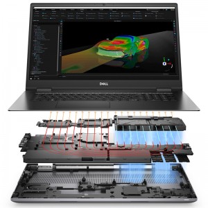 لپ تاپ رندرینگ Dell Precision 7780 i5 گرافیک 6GB سایز 17.3 اینچ