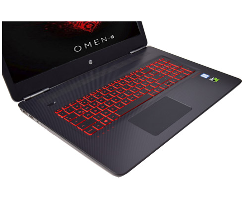  لپ تاپ گیمینگ گرافیک دار OMEN by HP 17 با پردازنده i5 6300HQ رم 16GB هارد 1TB گرافیک NVIDIA GeForce GTX 960M 2 GB نمایشگر 17.3 اینچ FHD دارای پورت USB 3.0 ، HDMI باتری 6سلولی