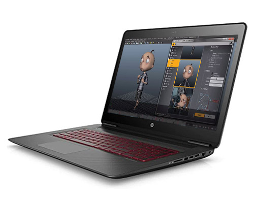 لپ تاپ گیمینگ گرافیک دار OMEN by HP 17 پردازنده i7 7700HQ هارد SSD M.2 گرافیک NVIDIA GeForce GTX 1070 8GB نمایشگر 17.3 اینچ با کیفیت FHD دارای پورت Mini Display ، HDMI