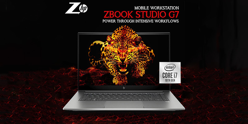 بررسی و خرید لپ تاپ استوک HP Zbook Studio G7 i7 برای کارهای سنگین گرافیکی و رندرینگ