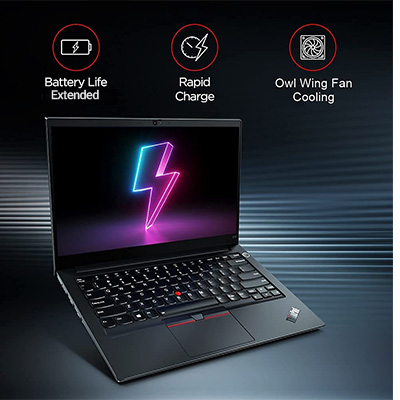 لپ تاپ استوک Lenovo E14 Gen2 با ارتقا سخت افزاری در بخش پاور