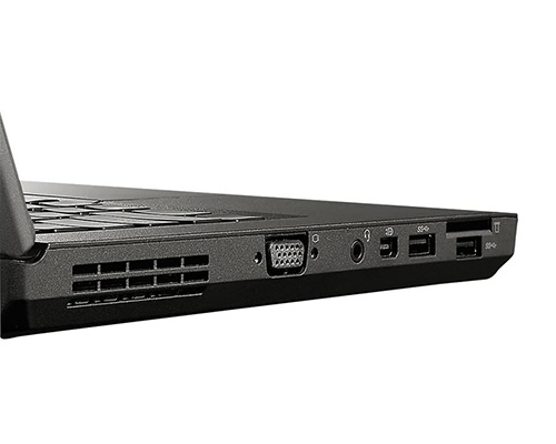 لپ تاپ استوک Lenovo ThinkPad T440p با پردازنده i5 4300M ، رم 4GB، هارد 500GB، نمایشگر 14اینچ با کیفیت +HD ، دارای پورت Mini DisplayPort ، VGA ، Dock و حسگر اثر انگشت است