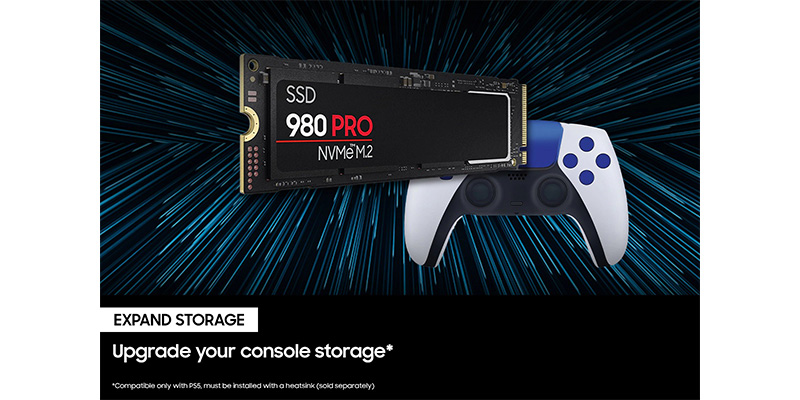 حافظه Samsung Pro 980 SSD NVMe قابل استفاده در کنسول بازی و لپ تاپ و کیس کامپیوتری
