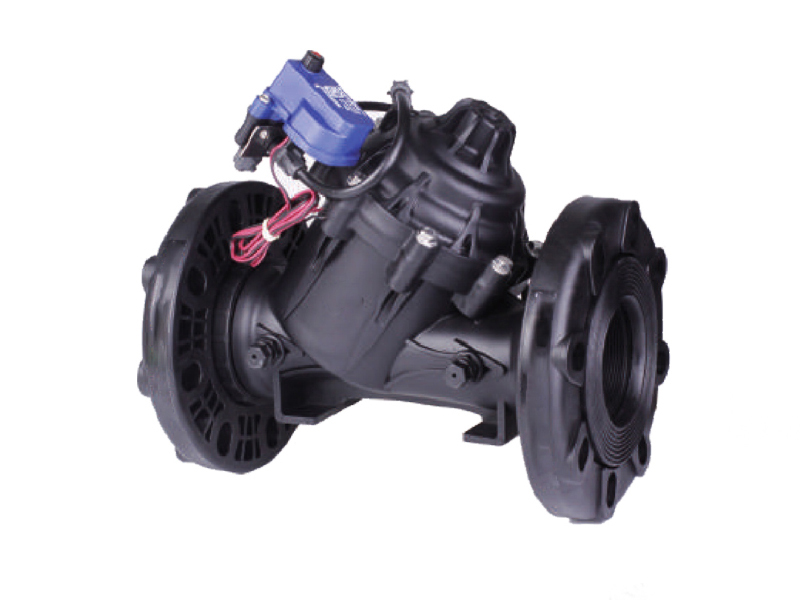 شیر برقی پلیمری دو سر فلنج 6 اینچ