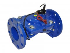 شیر چدنی هیدرولیکی برقی دو سر فلنج 4 اینچ ساخت تکنیدرو ایتالیا