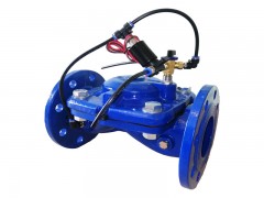 شیر چدنی هیدرولیکی برقی و  دستی دو سر فلنج 4 اینچ ساخت تکنیدرو ایتالیا