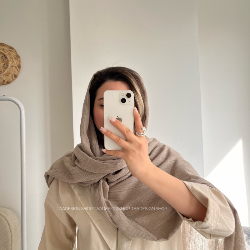 شال نخی و کبریتی وارداتی مدل نیلوفر