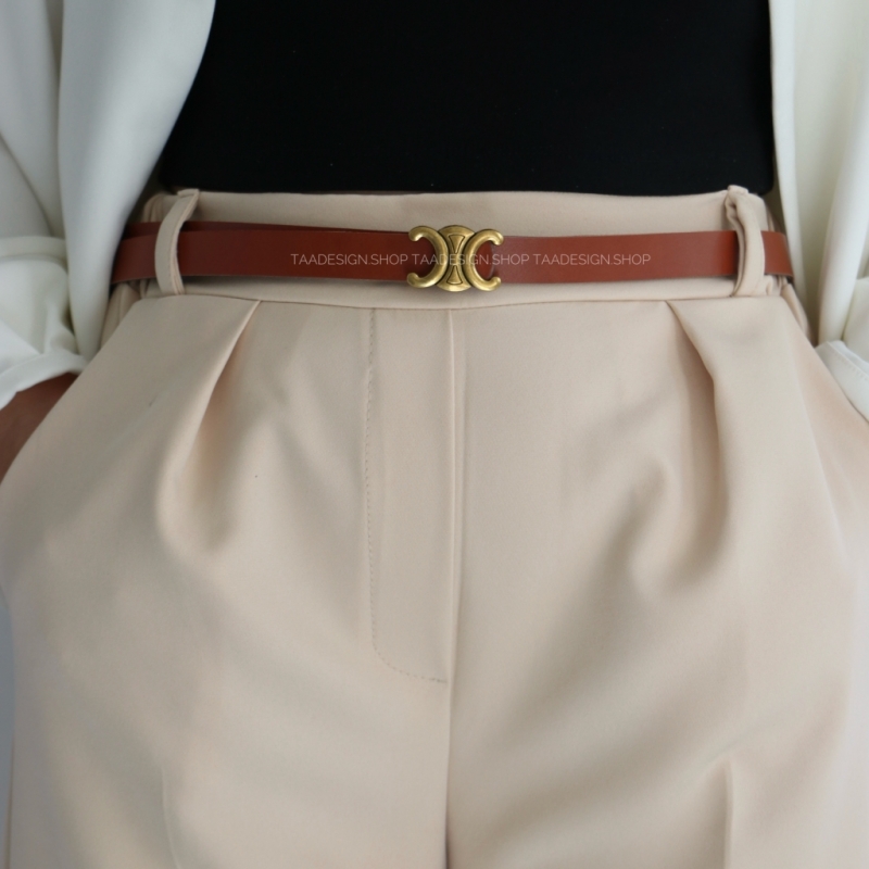 کمربند چرمی مات زنانه مدلbe7013