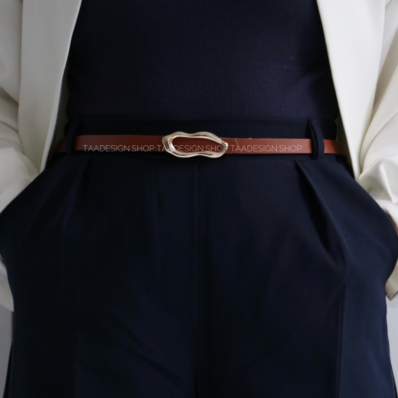 کمربند چرمی مات زنانه مدلbelt7020